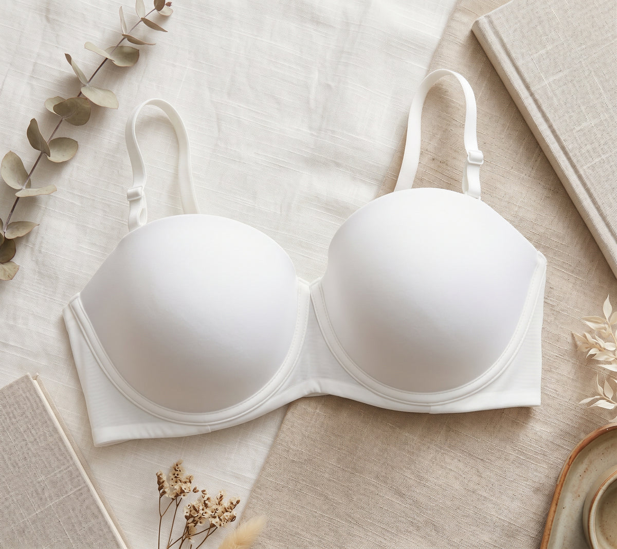 PRIMARK Multiway Bra (Brassieres) (Pack of 1) SIZE 36-DD (White)