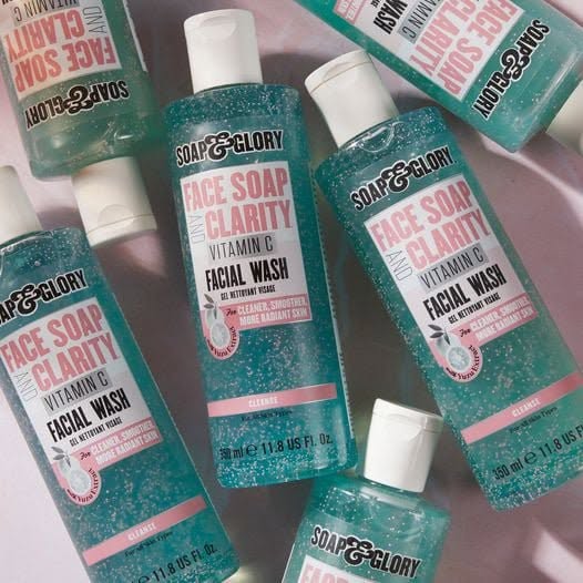 Soap & Glory Face Soap & Clarity Facial Wash with Vitamin C 350ml