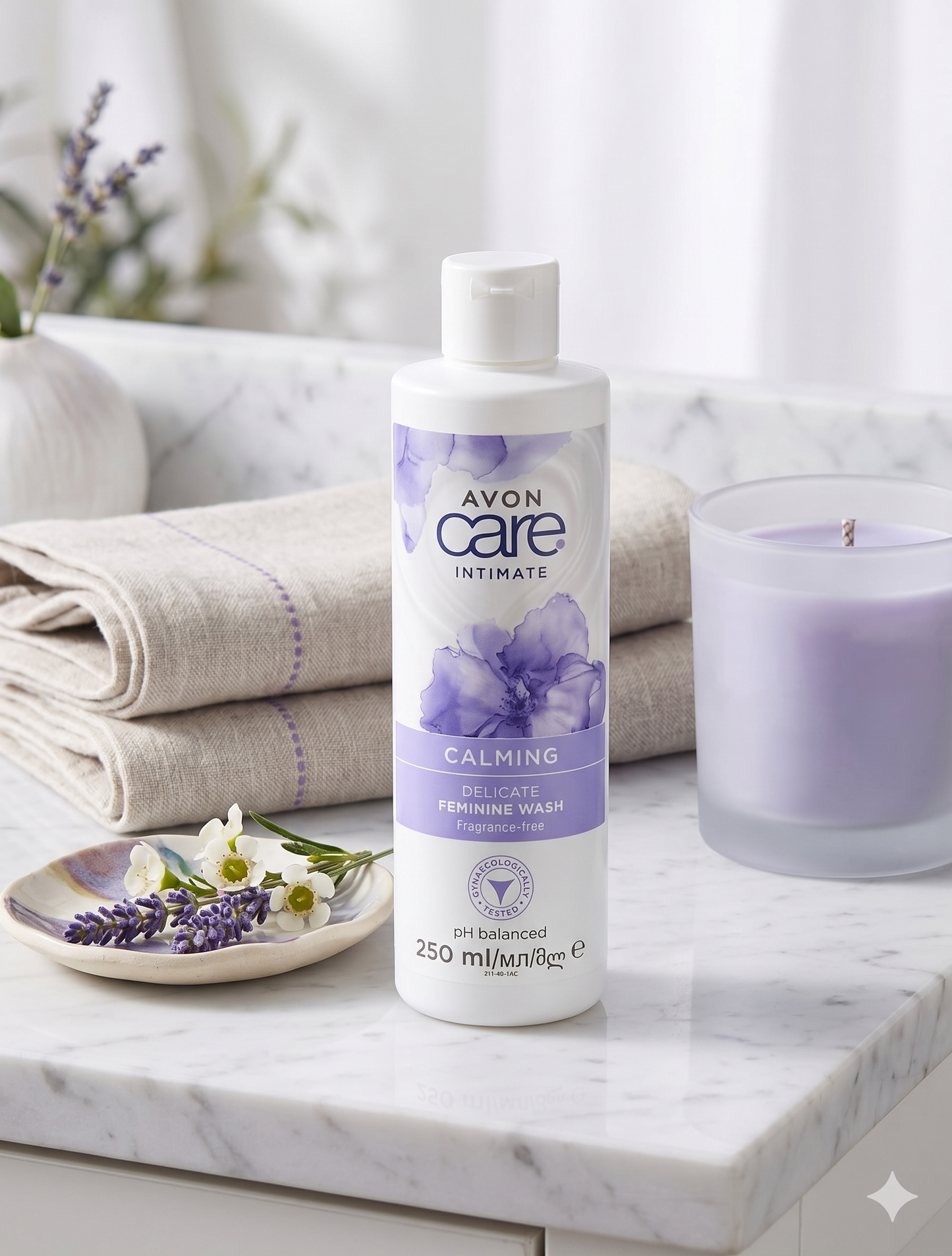 Avon Care Intimate Calming Delicate Feminine Wash (Fragrance Free) - 250ml