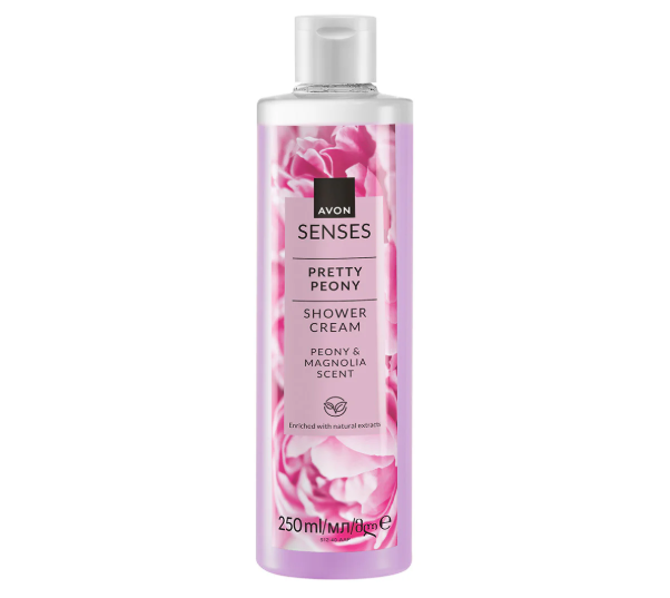 AVON Sense Pretty Peony Shower Cream (Peony & Magnolia Scent) 250ml