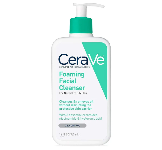 CeraVe Foaming Facial Cleanser for Normal to Oily Skin 355ml