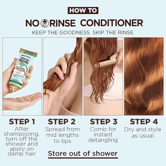 Garnier Ultimate Blends Coconut & Aloe Vera Hydrating NO RINSE (Leave-in Conditioner) 200ml