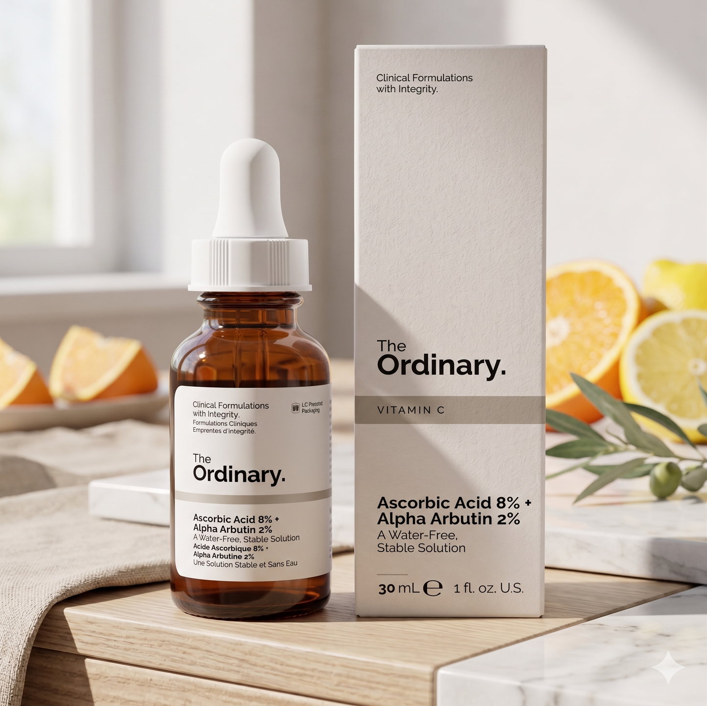 The Ordinary Ascorbic Acid 8% Alpha Arbutin 2% 30ml