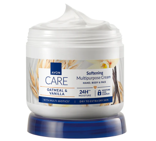 AVON Care Softening Multipurpose Cream (Oatmeal & Vanilla) 400ml