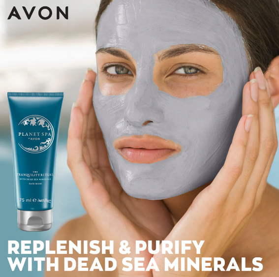 AVON Planet Spa Tranquility Ritual Dead Sea Minerals Face Mask 75ml