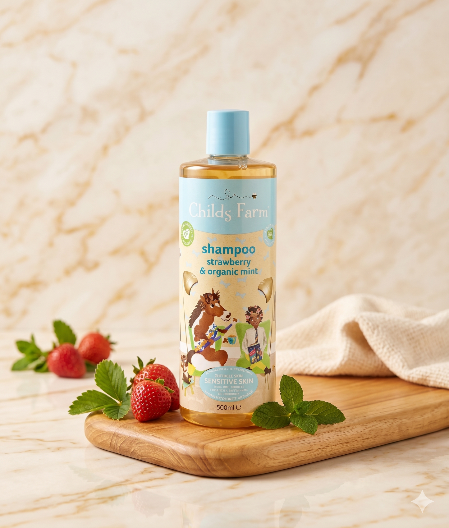 CHILD'S FARM Strawberry & Mint Kids Shampoo for Sensitive Skin 250ml