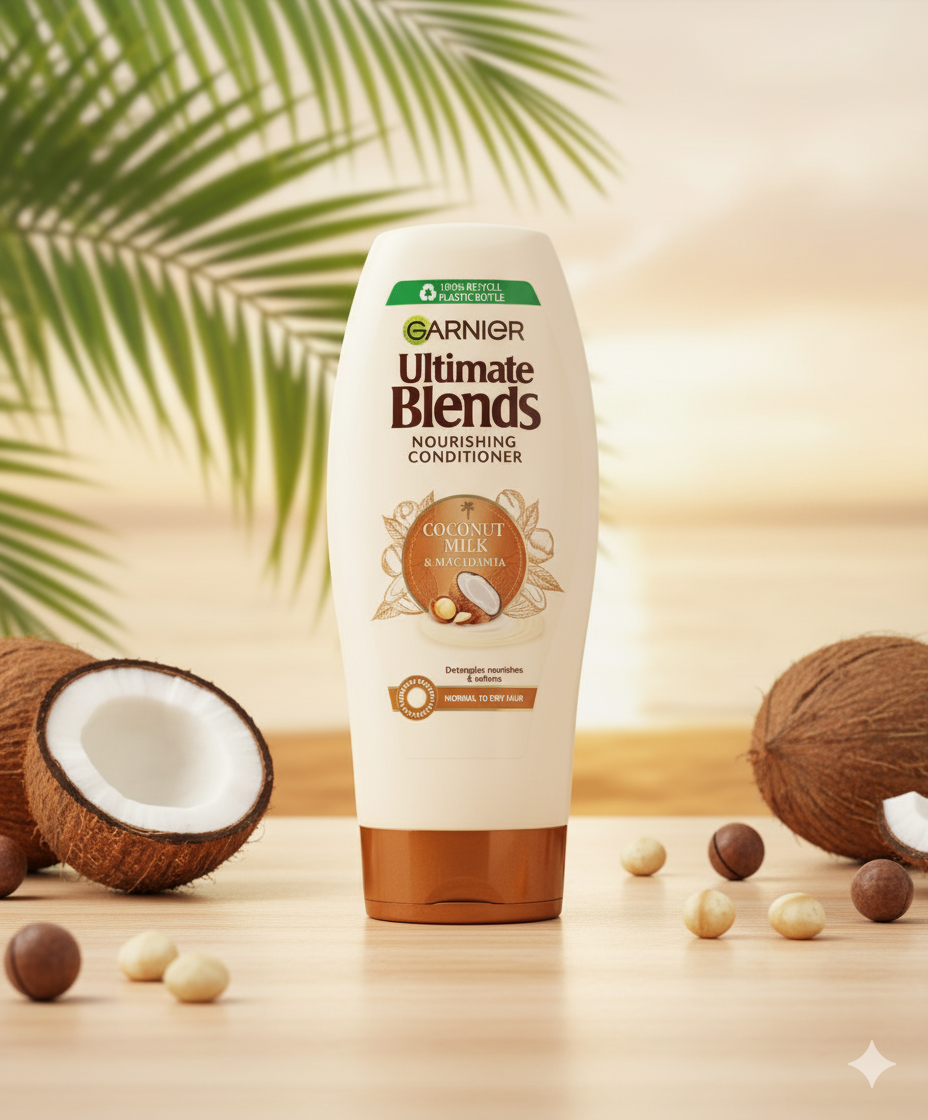 Garnier Ultimate Blends Nourishing Conditioner with Coconut Milk & Macadamia