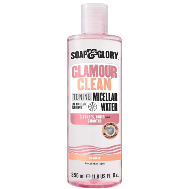 Soap & Glory GLAMOUR CLEAN Toning Micellar Water (Hydrating for all Skin Types) 350ml