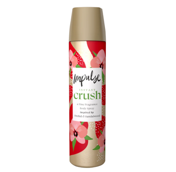 Impulse Instant Crush Body Spray 75ml