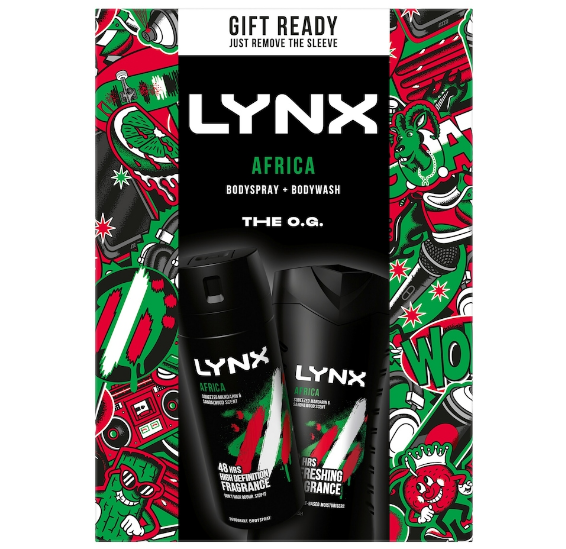 Lynx Africa Bodyspray & Bodywash Gift Set
