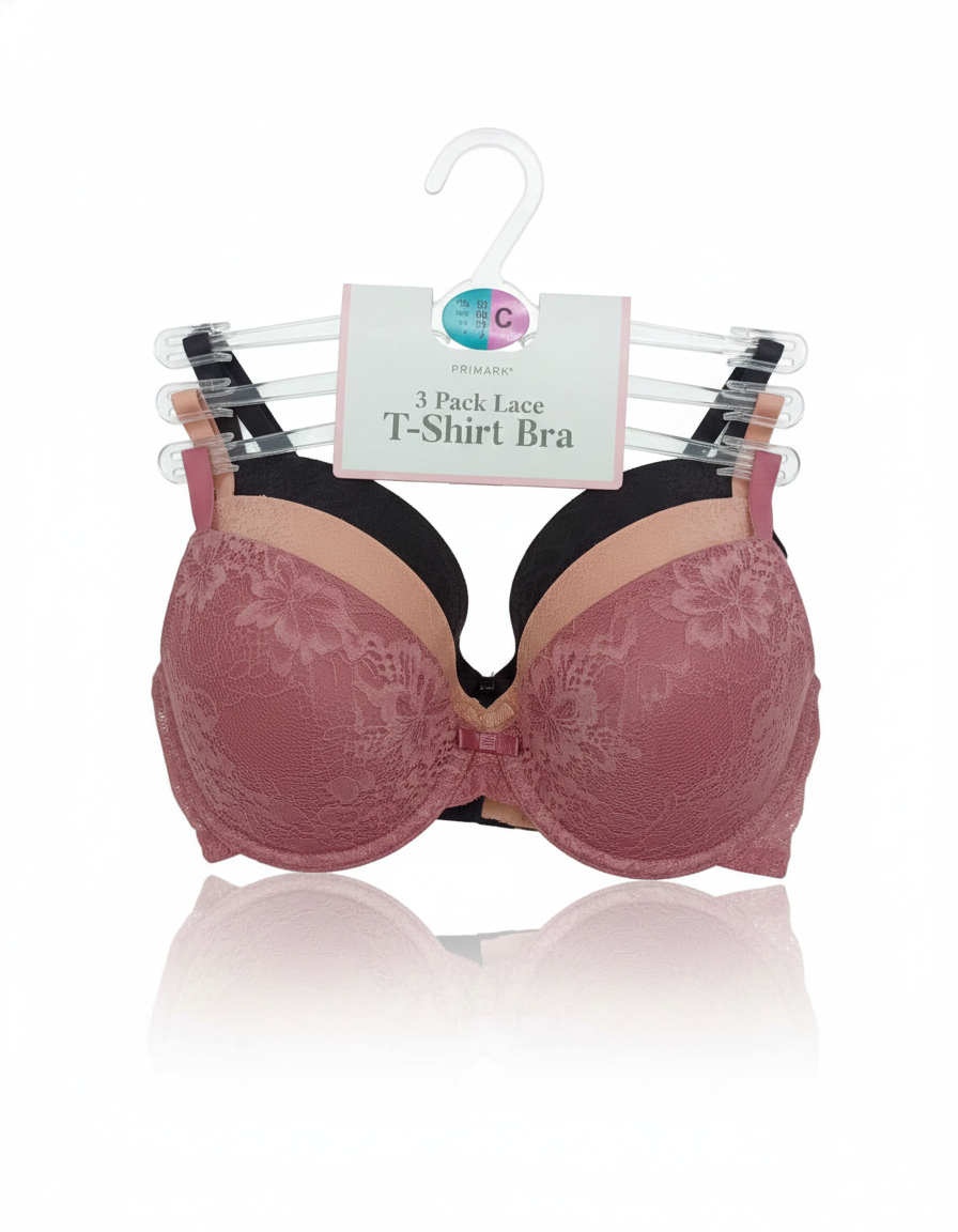 PRIMARK Bra (Brassieres) (Pack of 1 & Pack of 3) SIZE 32-C