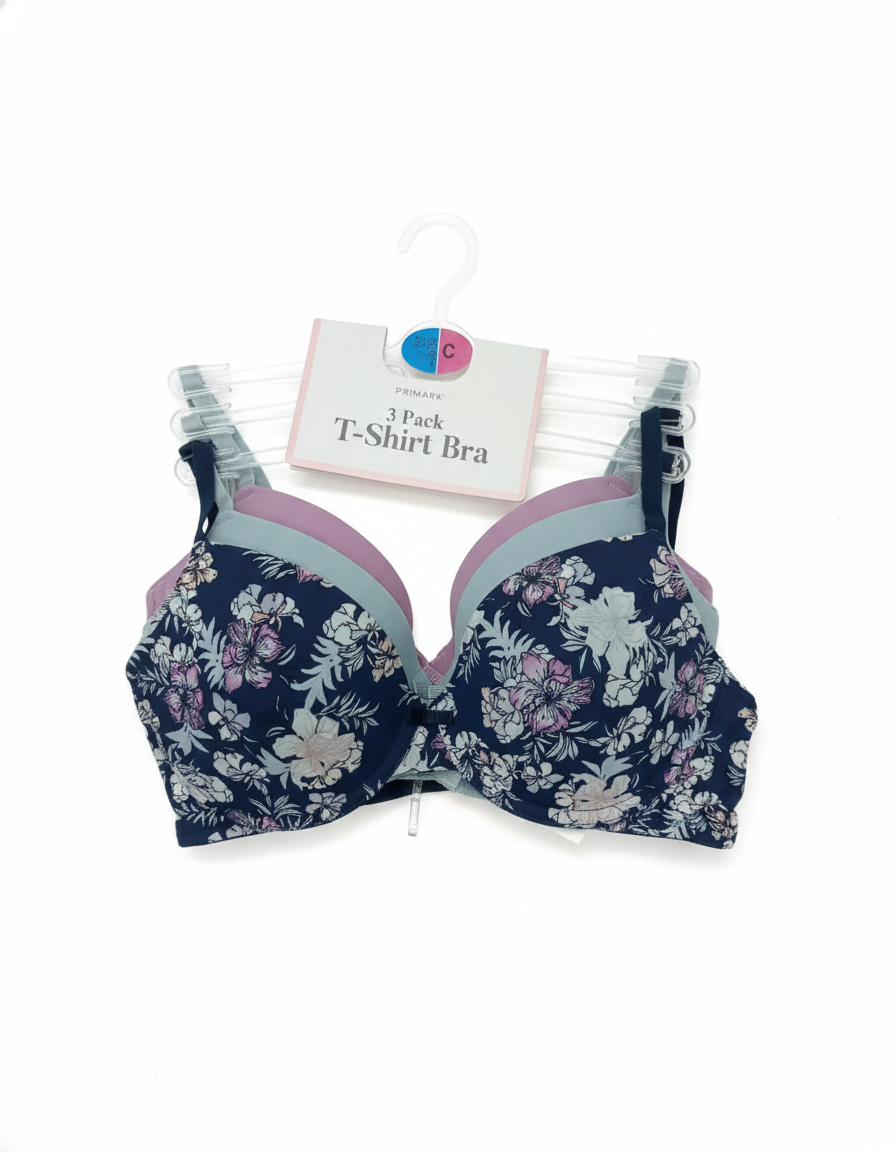 PRIMARK Bra (Brassieres) (Pack of 1 & Pack of 3) SIZE 32-C