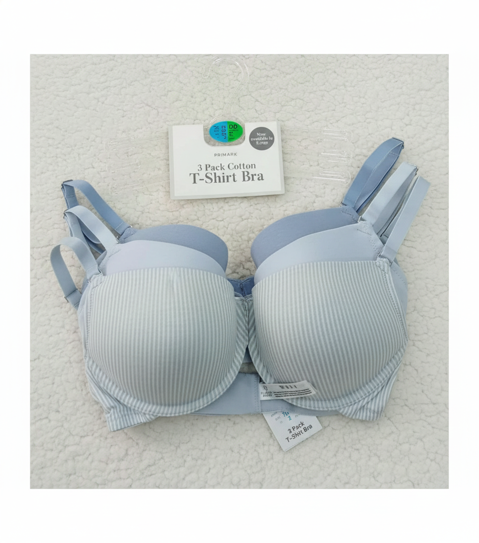 PRIMARK Bra (Brassieres) (Pack of 1 & Pack of 3) SIZE 32-D & 32DD