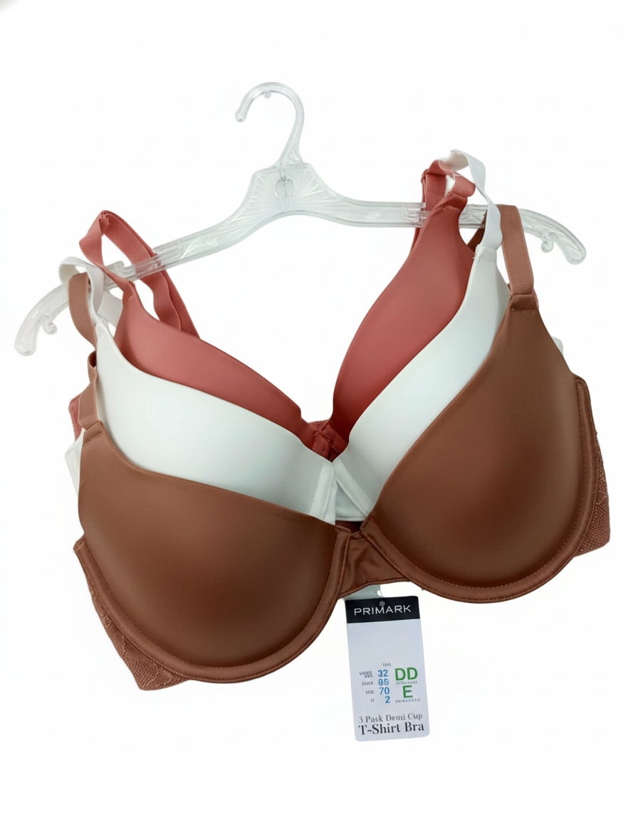 PRIMARK Bra (Brassieres) (Pack of 1 & Pack of 3) SIZE 32-D & 32DD