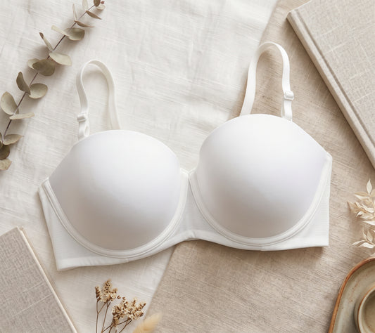 PRIMARK Multiway Bra (Brassieres) (Pack of 1) SIZE 36-DD (White)
