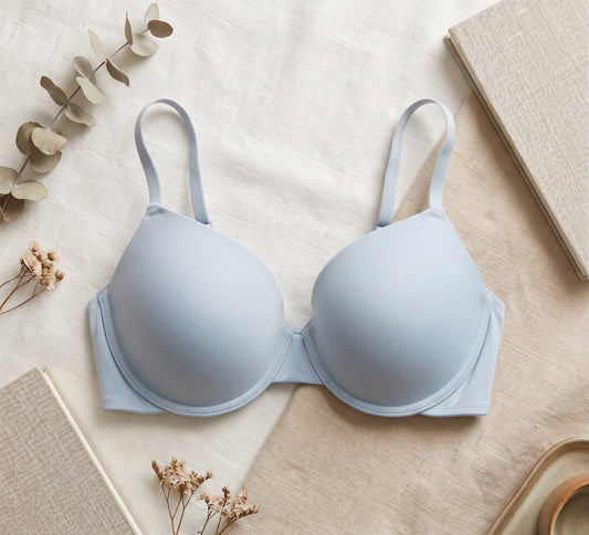 PRIMARK T-Shirt Bra (Brassieres) (Pack of 1) SIZE 36-DD (Light Gray)