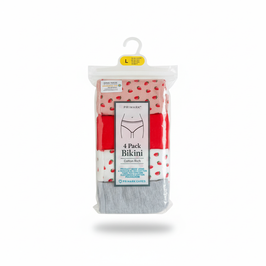 PRIMARK Bikini-Briefs-Underwear-Knickers-Pants-Panties (Cotton Rich & 100% Cotton) SIZE (Large)