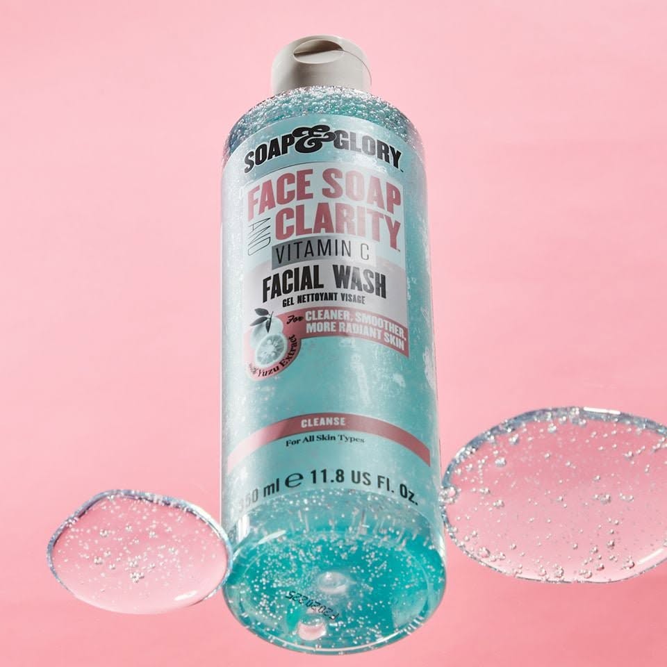 Soap & Glory Face Soap & Clarity Facial Wash with Vitamin C 350ml