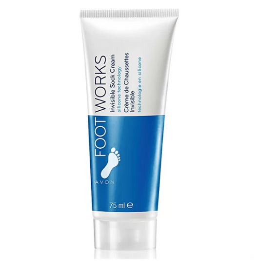 AVON Footwork Invisible Sock Cream with Silicone 75ml
