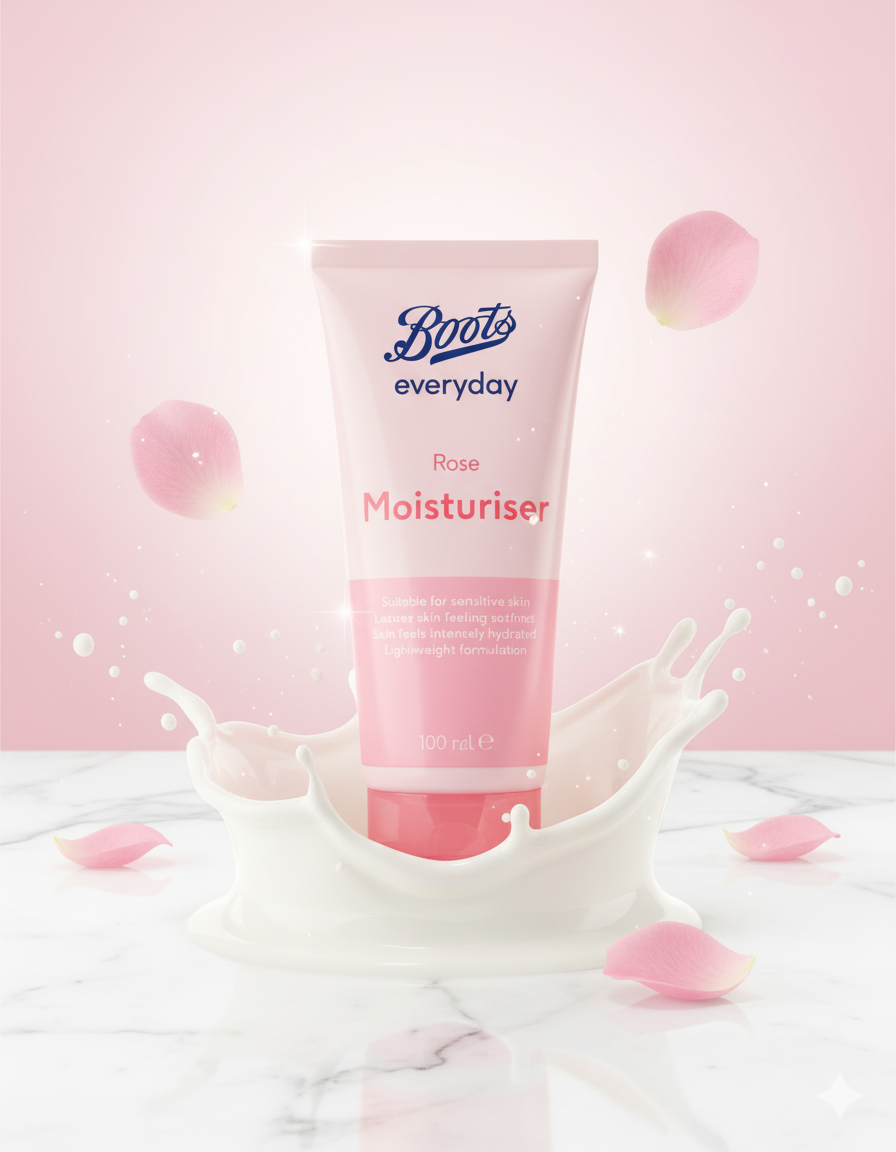 Boots Rose Moisturizing Cream 100ml