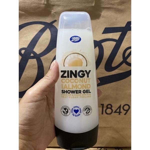 Boots Zingy Coconut And Almond Shower Gel 250ml