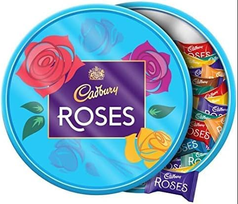 Cadbury Roses - Milk Chocolate Tubs 550g (Gift Pack)