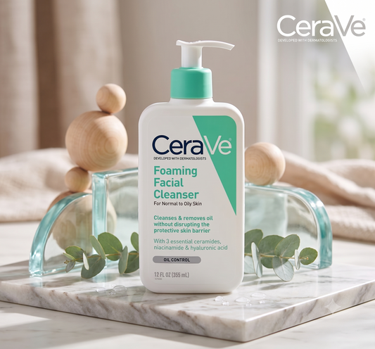 CeraVe Foaming Facial Cleanser for Normal to Oily Skin 355ml