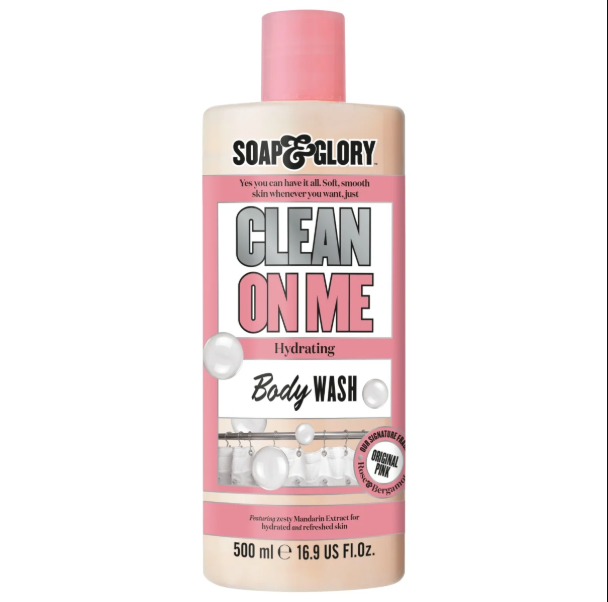 Soap & Glory CLEAN on ME Hydrating Body Wash 500ml