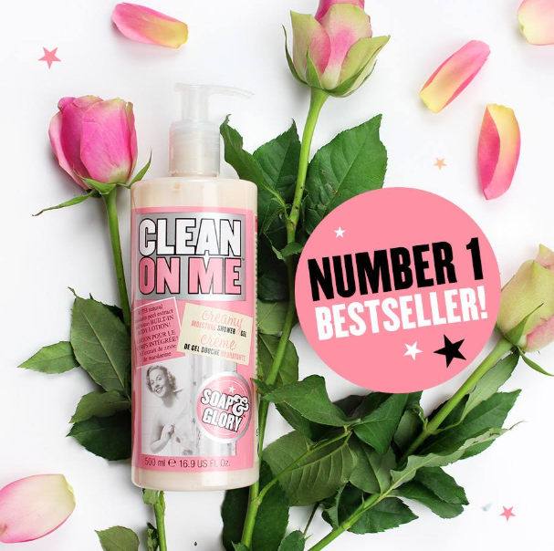 Soap & Glory CLEAN on ME Hydrating Body Wash 500ml