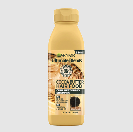 Garnier Curl Restoring Hair Food Cocoa Butter Shampoo for Dry Curly Hair 350ml