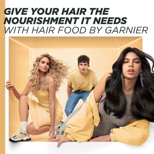 Garnier Curl Restoring Hair Food Cocoa Butter Shampoo for Dry Curly Hair 350ml