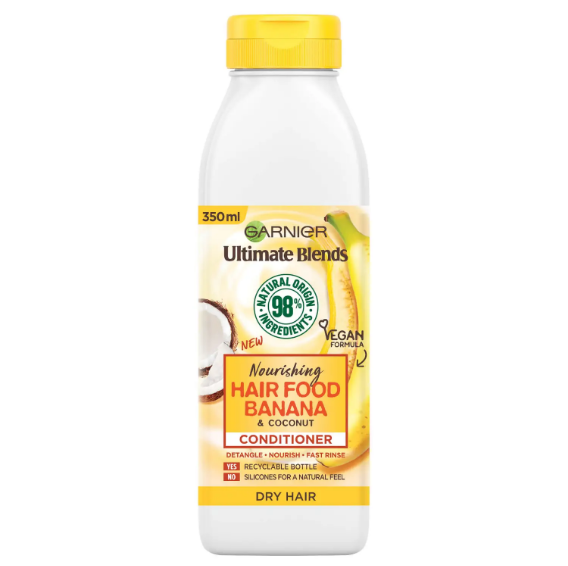 Garnier Nourishing Hair Food Banana & Coconut Conditioner for Dry Hair 350ml