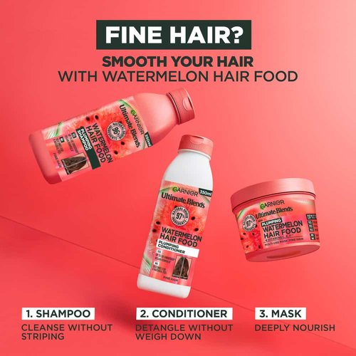 Garnier Plumping Hair Food Watermelon Conditioner for Fine Hair 350ml