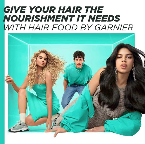 Garnier 3 in 1 Aloe Vera & Coconut Hair Food Mask (Moisturizing) 400ml