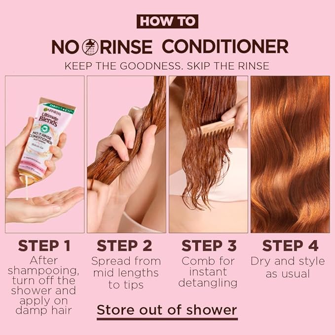 Garnier Ultimate Blends Delicate Oat Softening NO RINSE (Leave-in Conditioner) 200ml