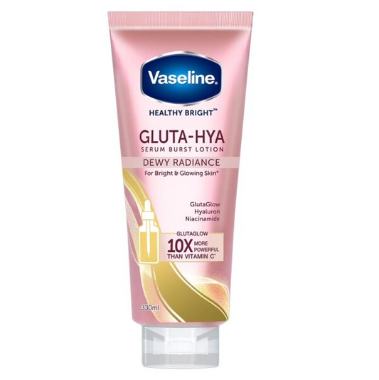 Vaseline Dewy Radiance GLUTA_HYA Serum Burst Lotion (Bright & Glowing Skin) 330ml