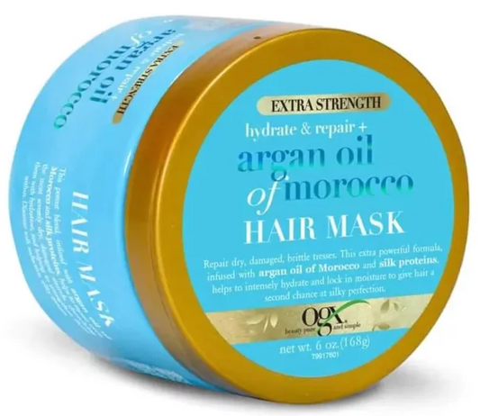 OGX Argan Oil of Morocco Hair Mask  (Extra Strength, Hydrate & Repair) 168g