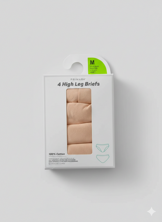 PRIMARK Bikini-Briefs-Underwear-Knickers-Pants-Panties (Cotton Rich & 100% Cotton) SIZE (Medium)