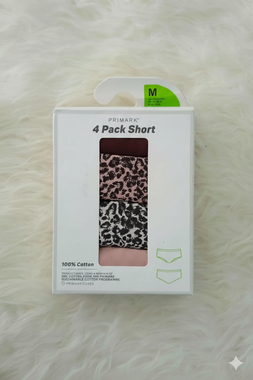 PRIMARK Bikini-Briefs-Underwear-Knickers-Pants-Panties (Cotton Rich & 100% Cotton) SIZE (Medium)