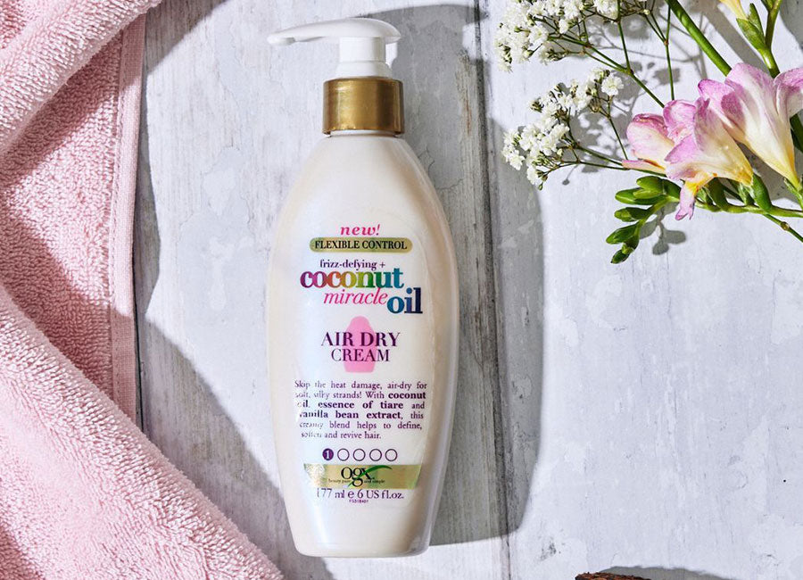 OGX Coconut Miracle Oil Leave Air-Dry Hair Cream, 177ml
