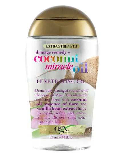 OGX Coconut Miracle Oil Penetrating Oil (Extra Strength + Damage Remedy) 100ml