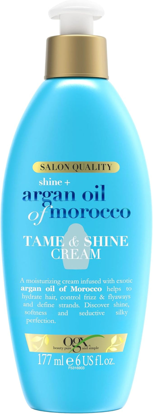 OGX Argan Oil of Morocco Anti Frizz Hair Tame and Shine Cream 177 ml