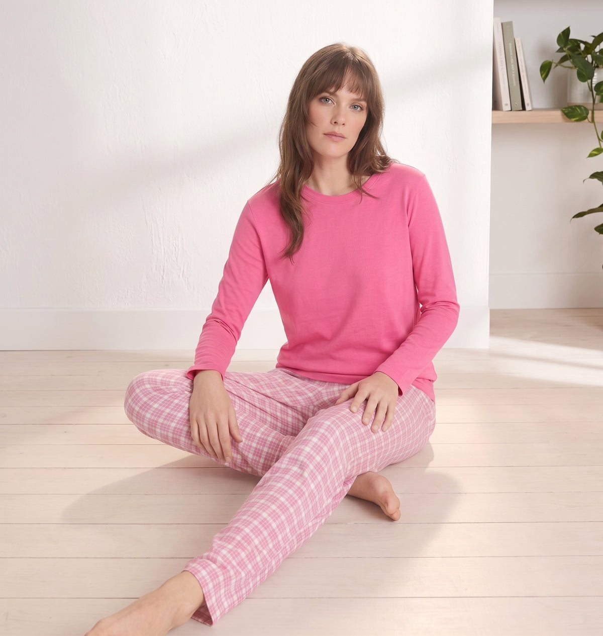 PRIMARK Full Sleeve Pyjama Sets (PJ Set) SIZE (Extra Large) (Pink)