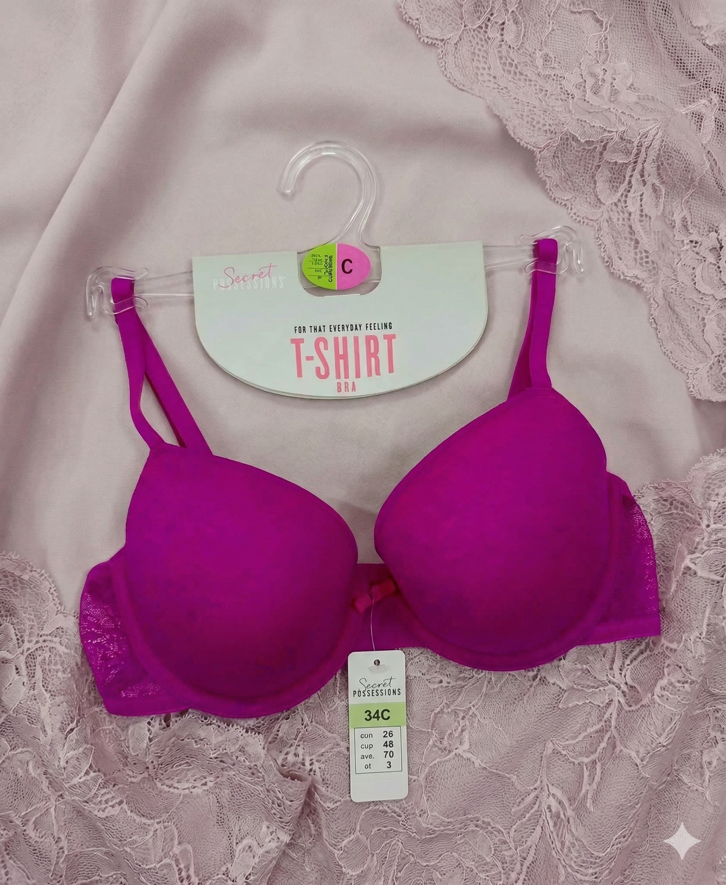 PRIMARK Bra (Brassieres) (Pack of 1 & Pack of 3) SIZE 34-C