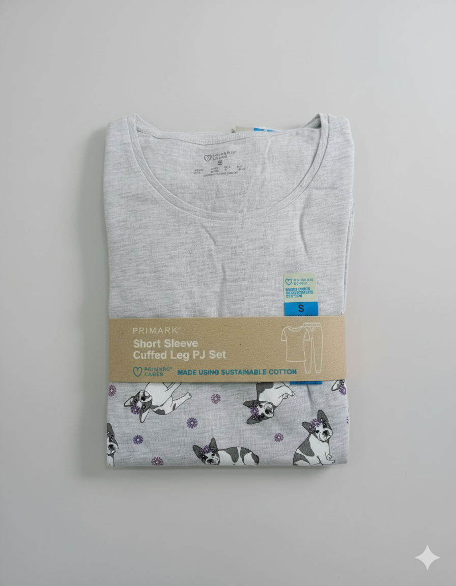 PRIMARK Short Sleeve Pyjama Sets (PJ Set) SIZE (Small)