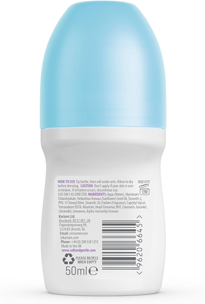 SOFT & GENTLE Cotton Touch Anti-Perspirant Deodorant Roll-on 50ml