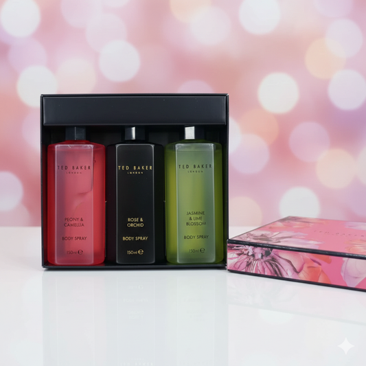 TED BAKER LONDON Body Spray Trio - 3 piece Gift Set for Her
