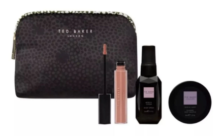 TED BAKER LONDON Cosmetic Bag 3-Piece Gift Set Perfect For All Occasion