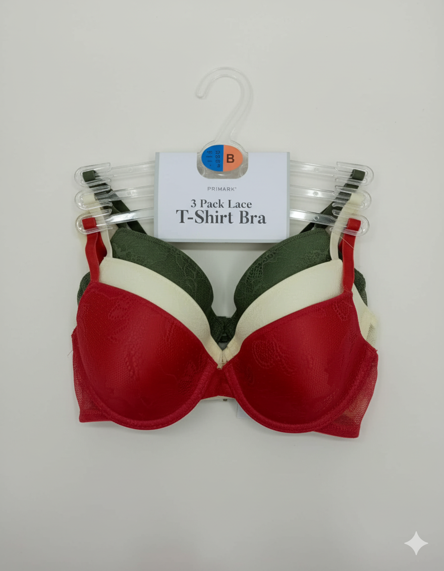 PRIMARK Bra (Brassieres) (Pack of 1 & Pack of 3) SIZE 32-B