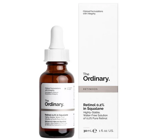 The Ordinary Retinol 0.2% in Squalane (Highly Stable Water free Solution of Pure Retinol) 30ml